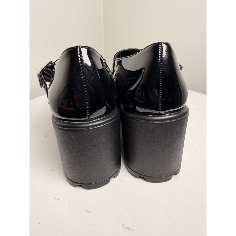 Seychelles Lug Sole Patent Platform Mary Janes Black Women's 8.5 Whimsigoth Prep - Picture 5 of 13